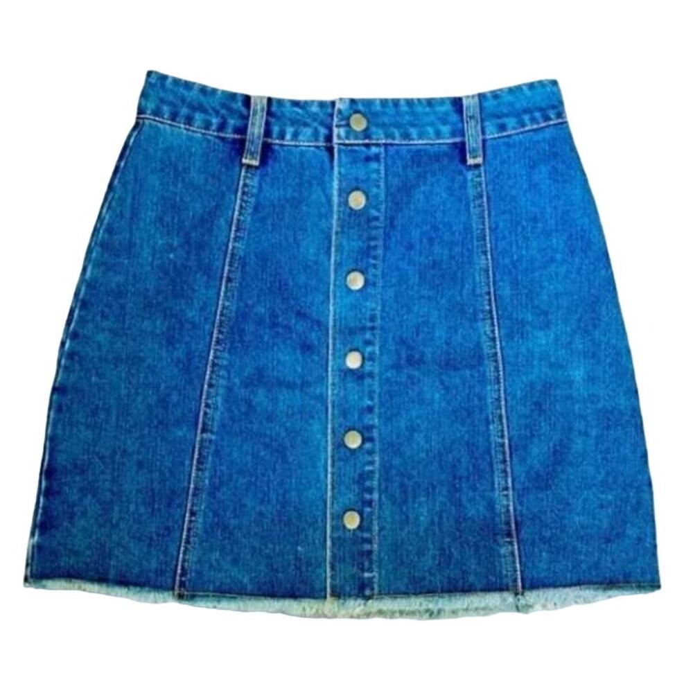 New Harper Denim Jean Midi Skirt Small